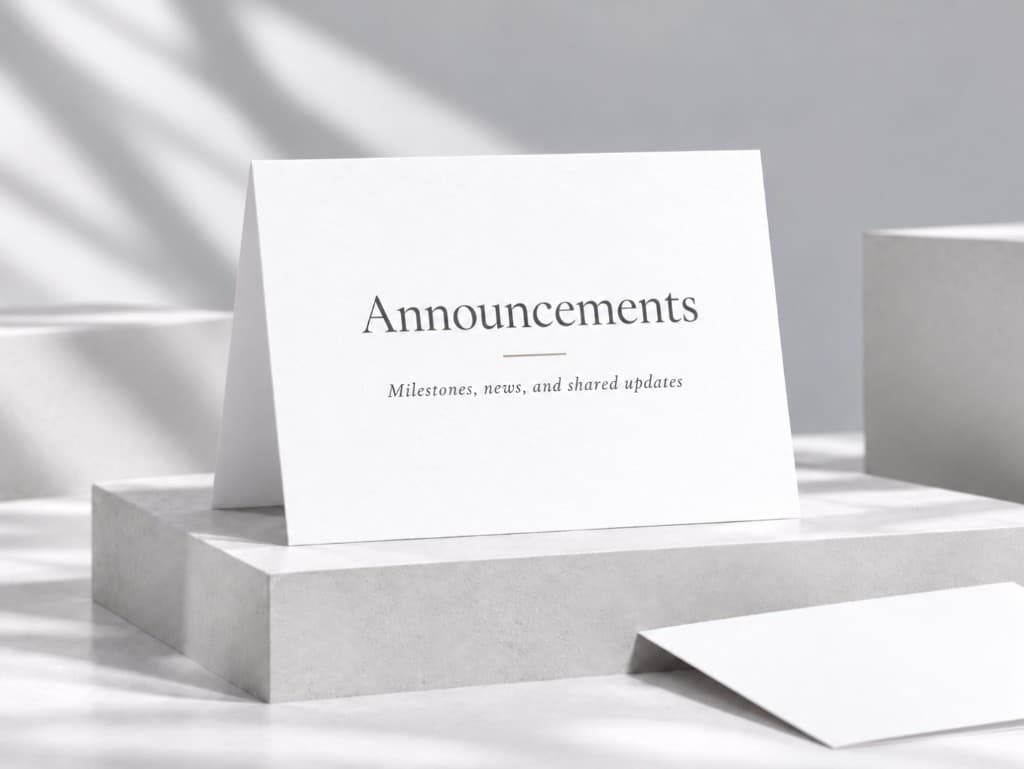 Announcements